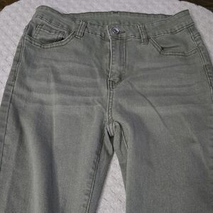 Women’s Green Slim Stretch Jeans